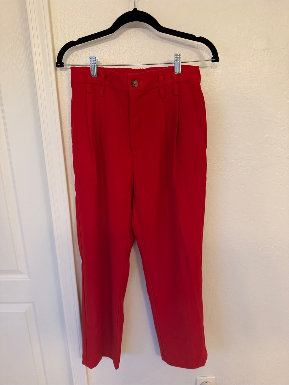 Red Women’s Classic Trousers